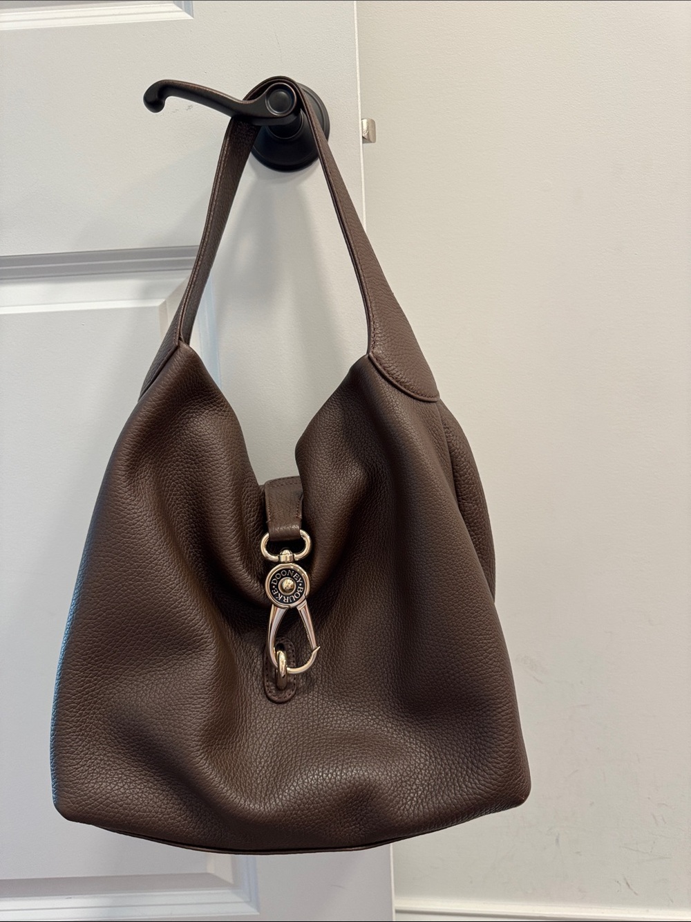 Dooney & Bourke Pebble Grain Small Logo Lock Sac shoulder bag